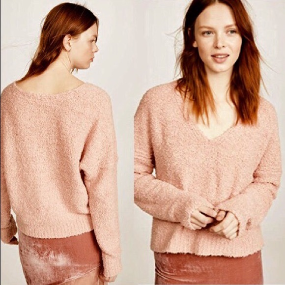 FREE PEOPLE Finders Keepers Sweater NWT S Peach - Picture 2 of 7
